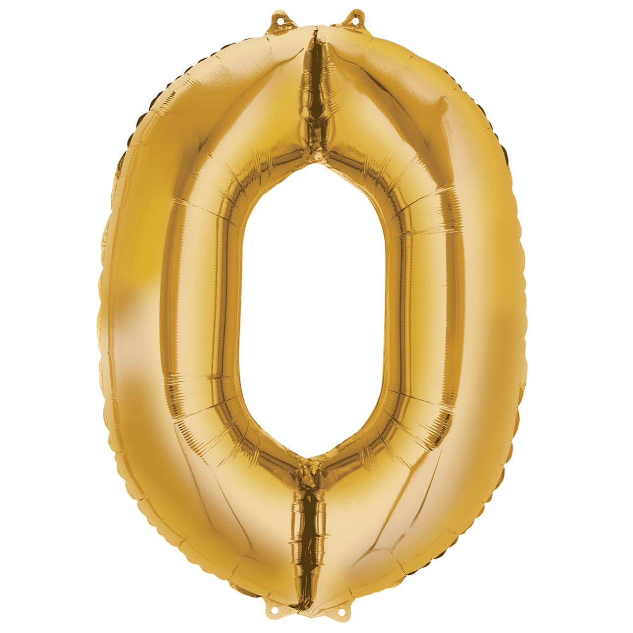 34&#x22; Gold Mylar Number Balloon